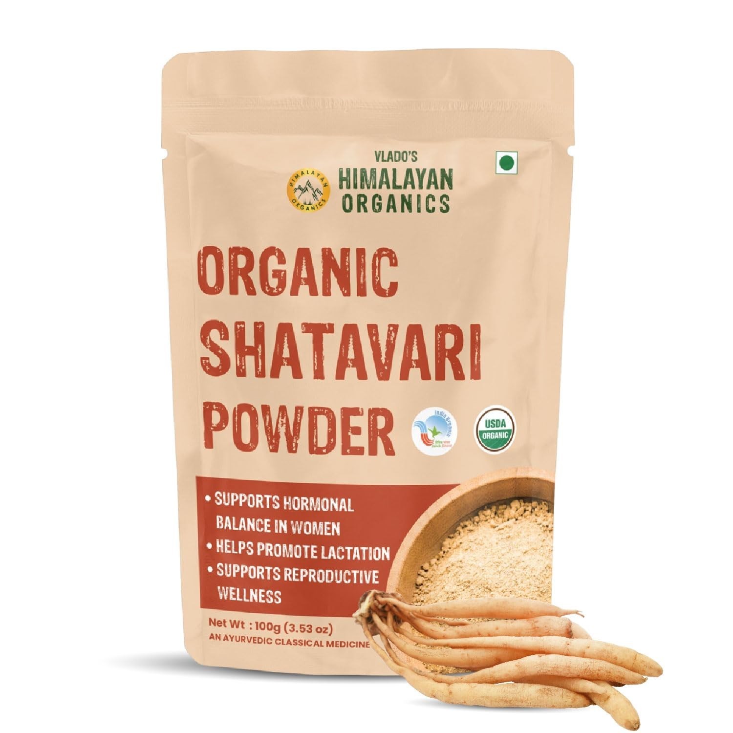 Shatavari (Asparagus Racemosus) Powder (100g) | 100% Pure Natural Organic