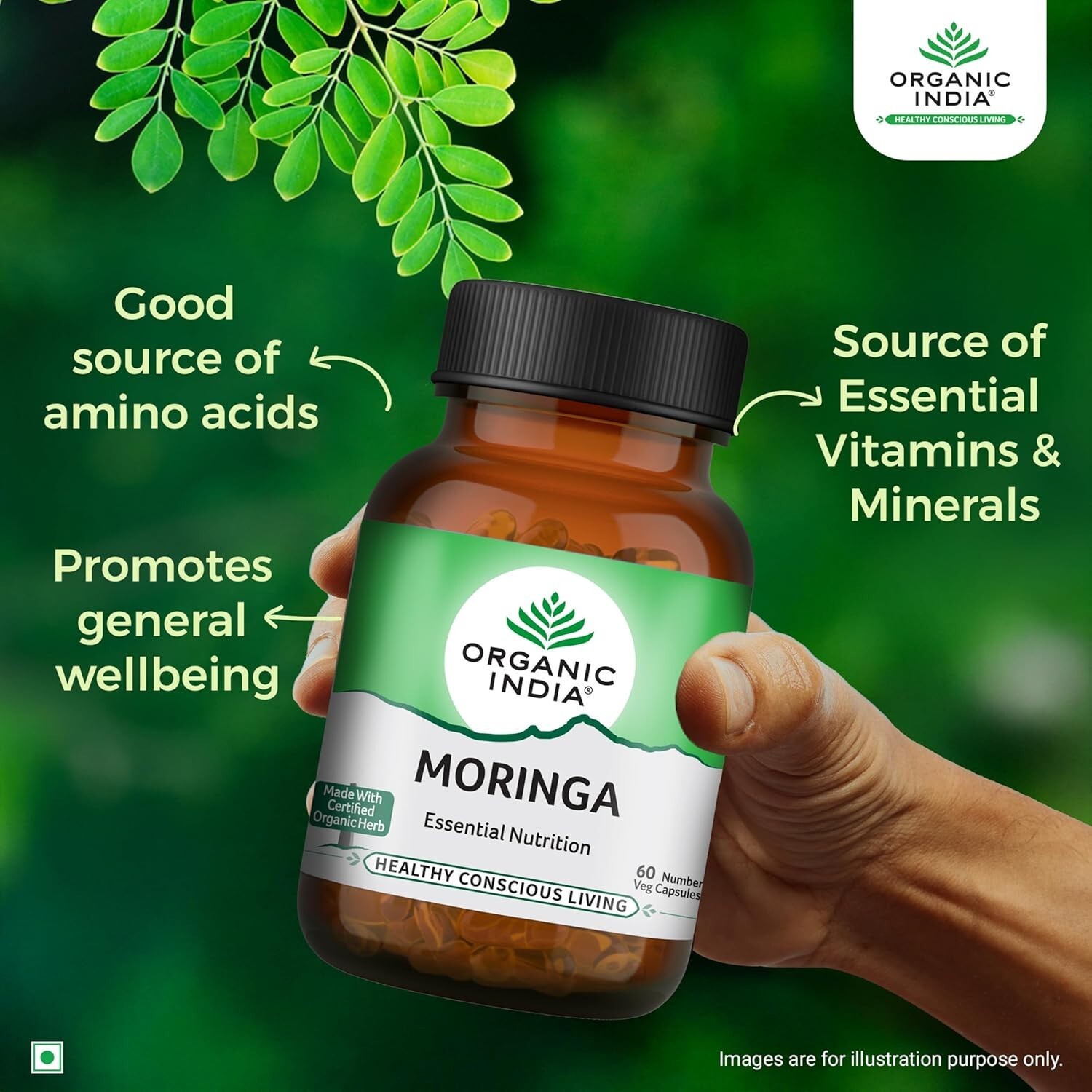 A TATA Product – Organic India Moringa Capsules