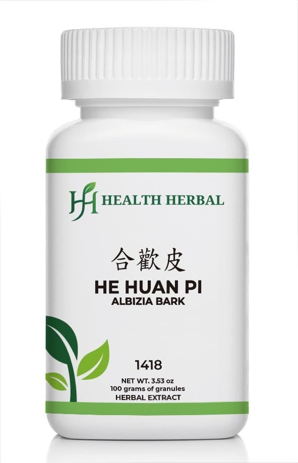 Health Herbal-He Huan Pi/Silk Tree Albizia Bark 100 Grams/Bottle