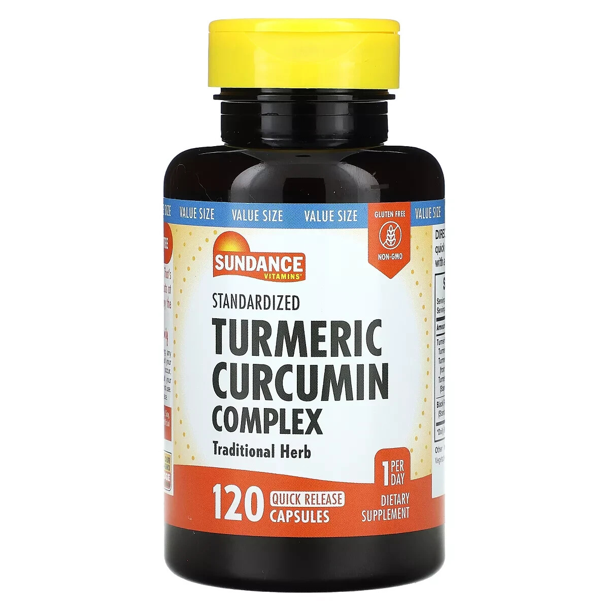 Turmeric Curcumin 500mg 120 Capsules Sundance Brand NEW 04/2027 Free Shipping!