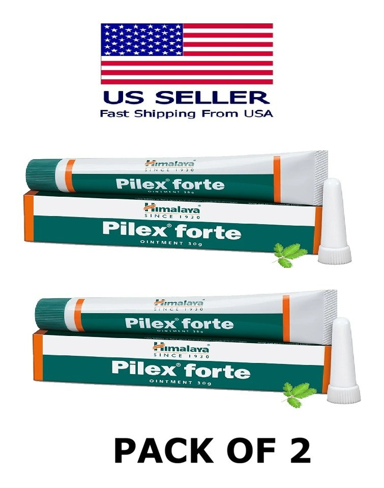 Pilex forte Ointment Himalaya 30g USA Seller Free Shipping (Pack of 2)