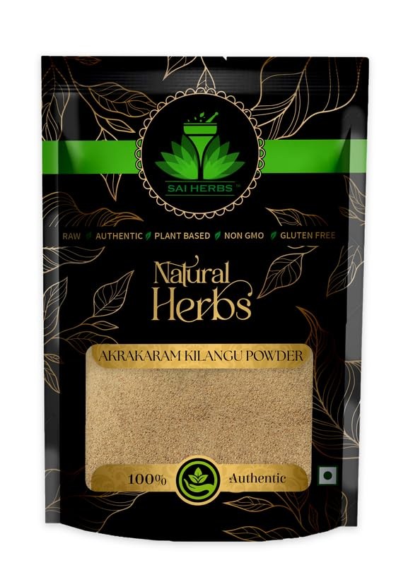 SAI HERBS Akrakaram Kilangu Powder – Spanish Chamomile Root Powder