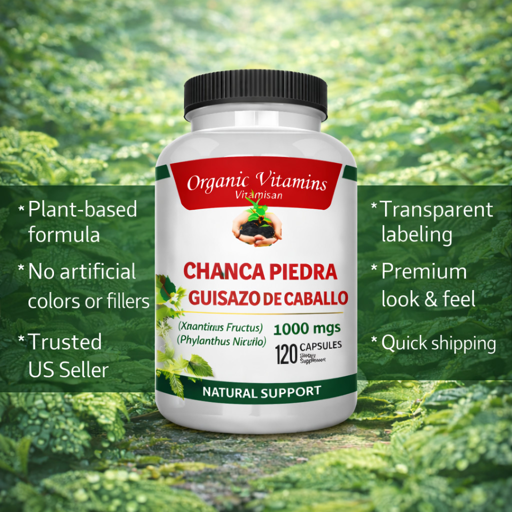 Chanca Piedra Extract – 120 Servings, 1800mg Per Serving, 240 capsules