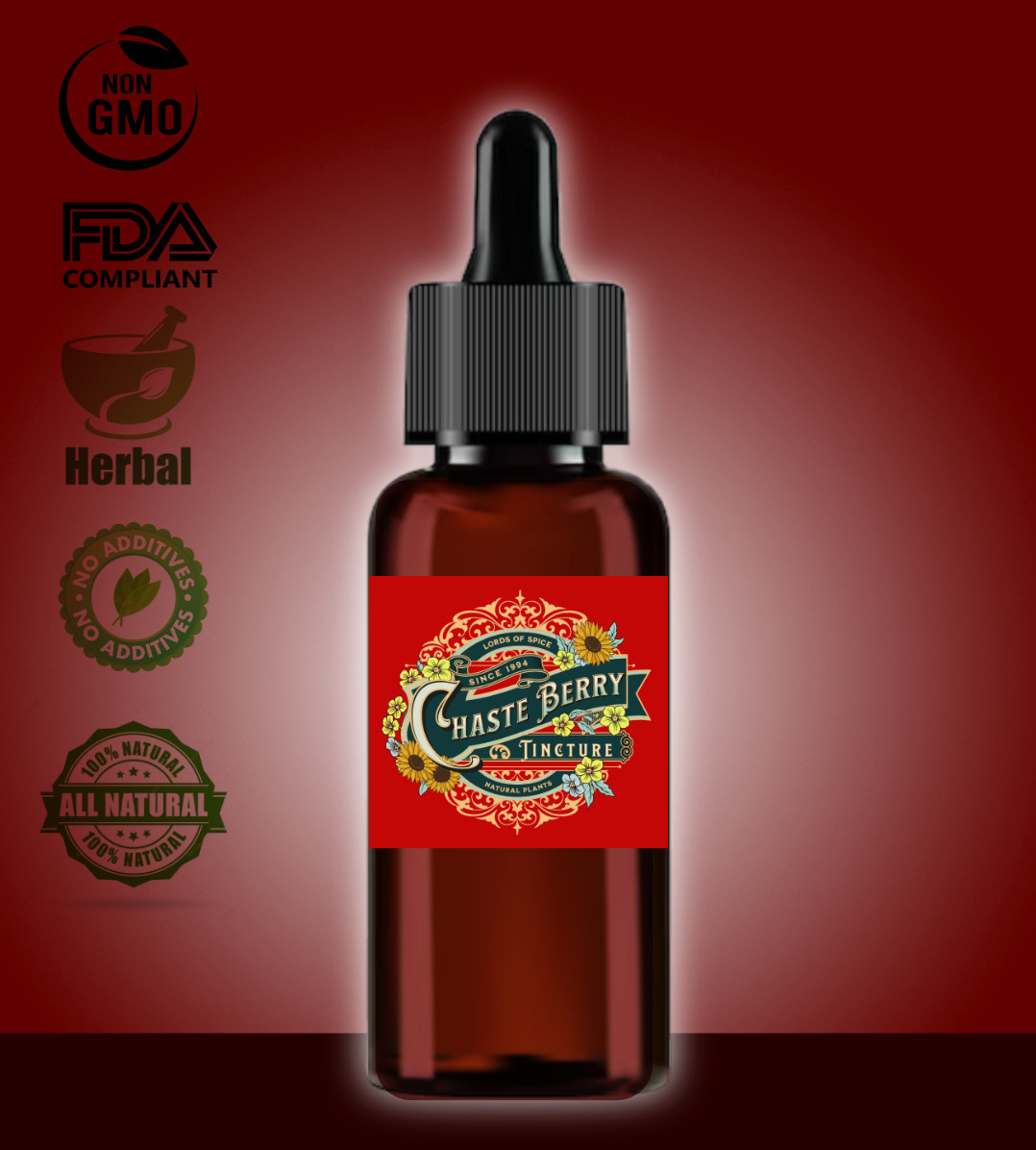 Chaste Berry Extract Liquid Tincture (Vitex Agnus Castus) Chastetree Berry USA