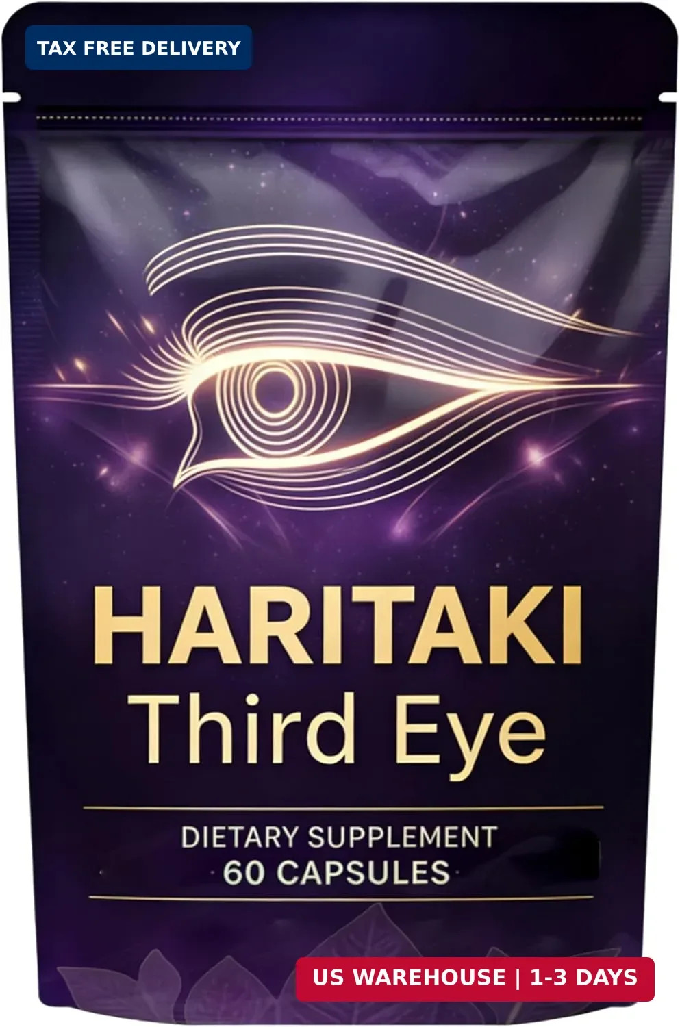 Third Eye Capsules,Pure Terminalia Chebula Fruit Extract,60 Count