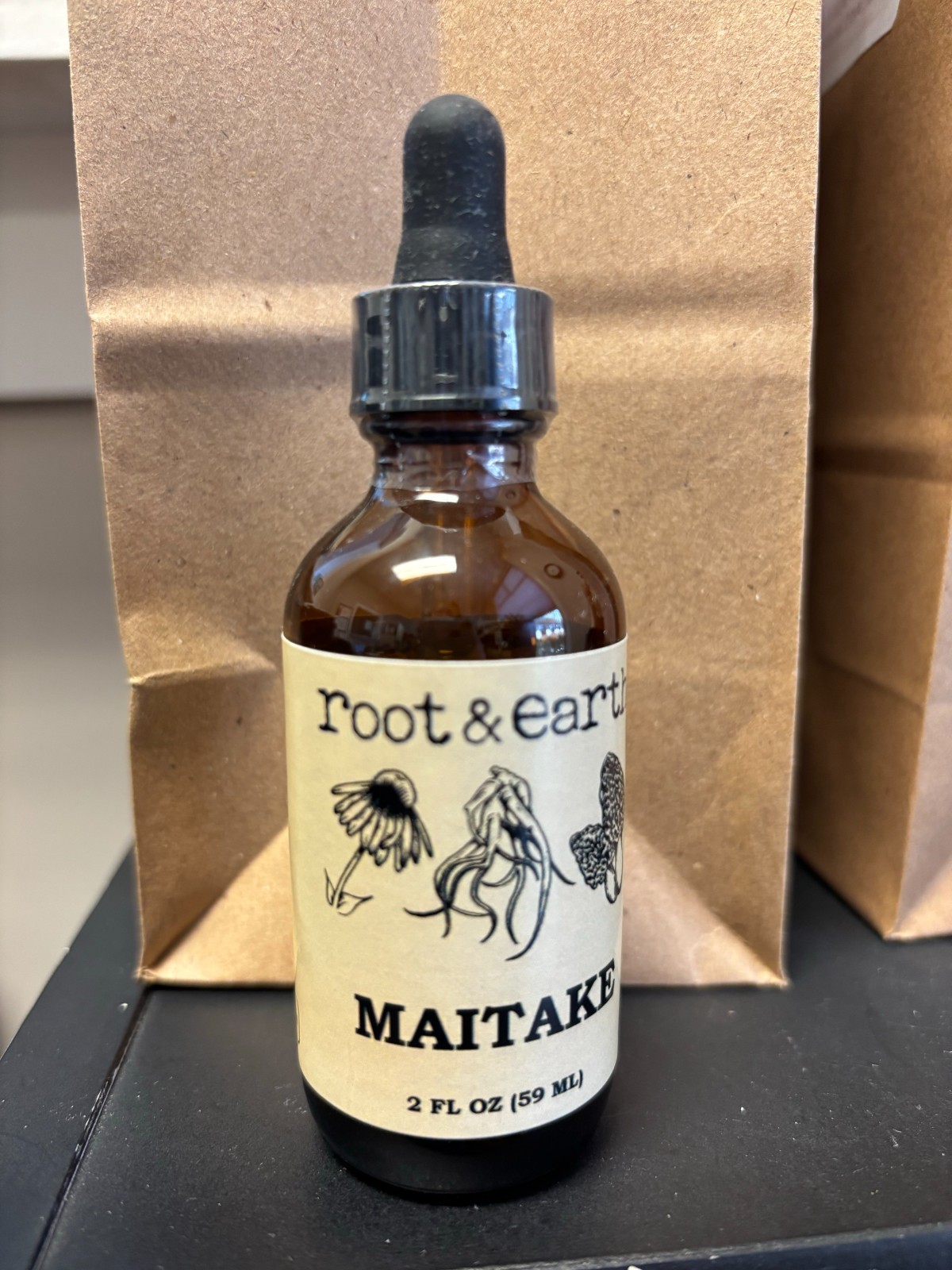 Maitake Liquid Extract, Organic Maitake (Grifola Frondosa) Dried Mushroom Tinctu