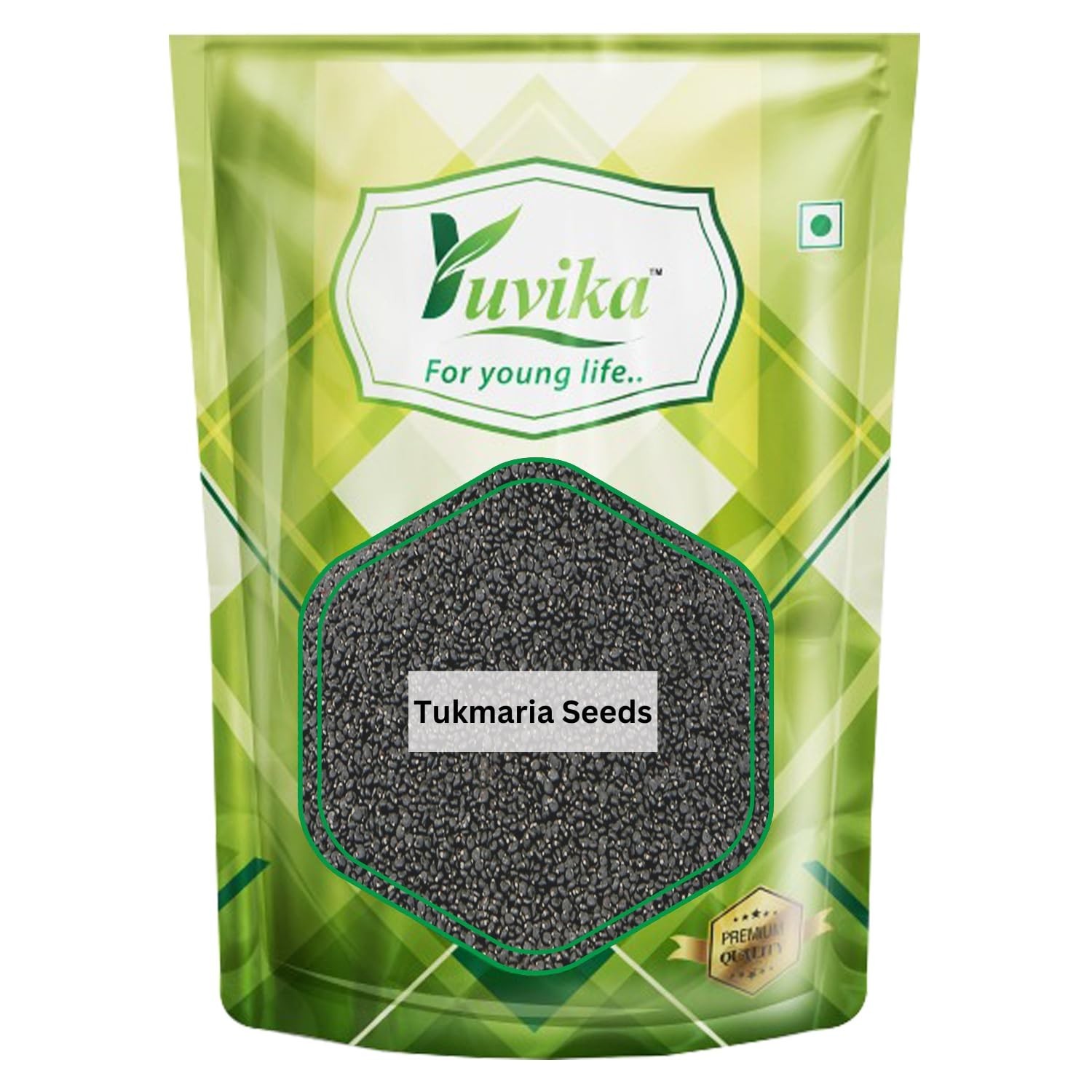 Tukmaria Seeds – Sabja Seeds – Ocimum Basilicum – Basil Seeds Herb