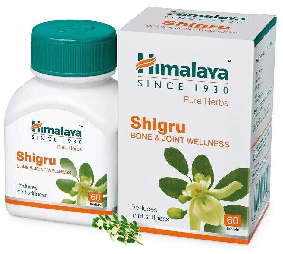 Himalaya Shigru 60 Tabs For Bones & Joint Wellness Exp May 2028