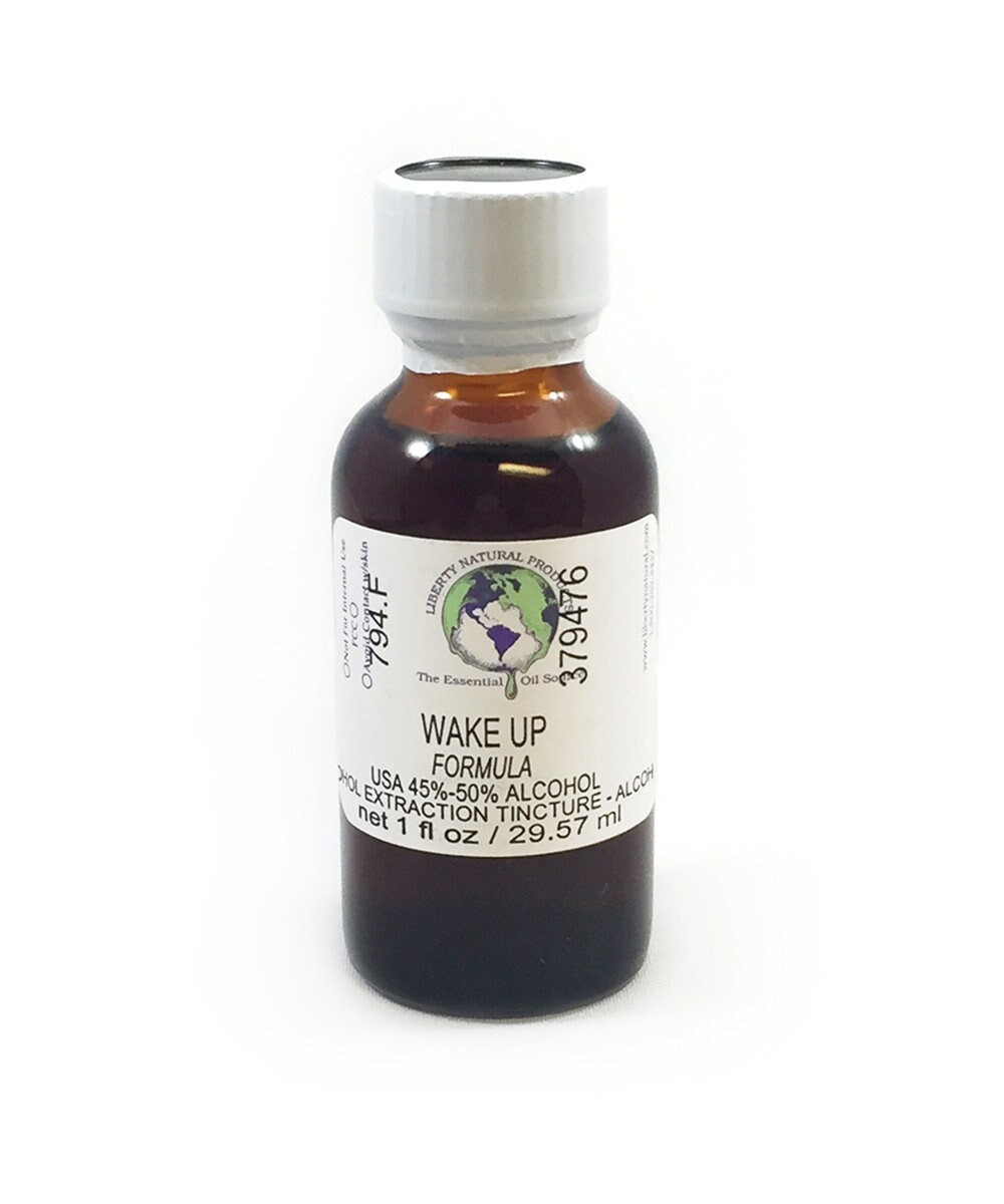 Wake Up Formula Herbal Tincture, 1 oz – Energizing Blend with Ginseng & Guarana