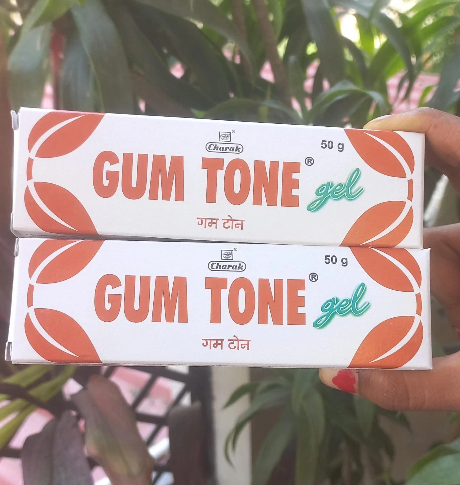 2 Gum Tone Gel 50 gm from Charak Herbal Tooth Paste Ayuveda Bleeding Gums 2027