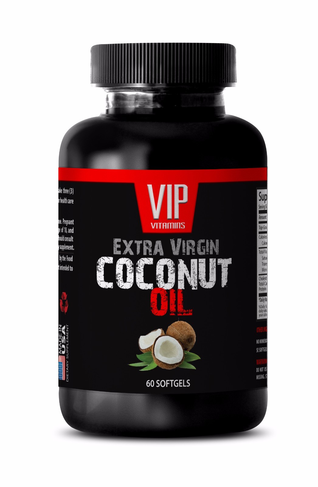 Healthy and natural pills -Extra Virgin COCONUT OIL – Increases Sex Drive – 1 B