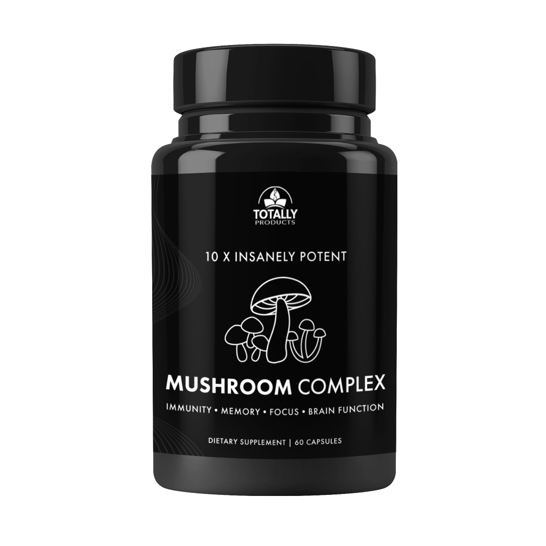 Lions Mane Reishi Mushroom Complex Capsules & Gummies Immunity Brain Function