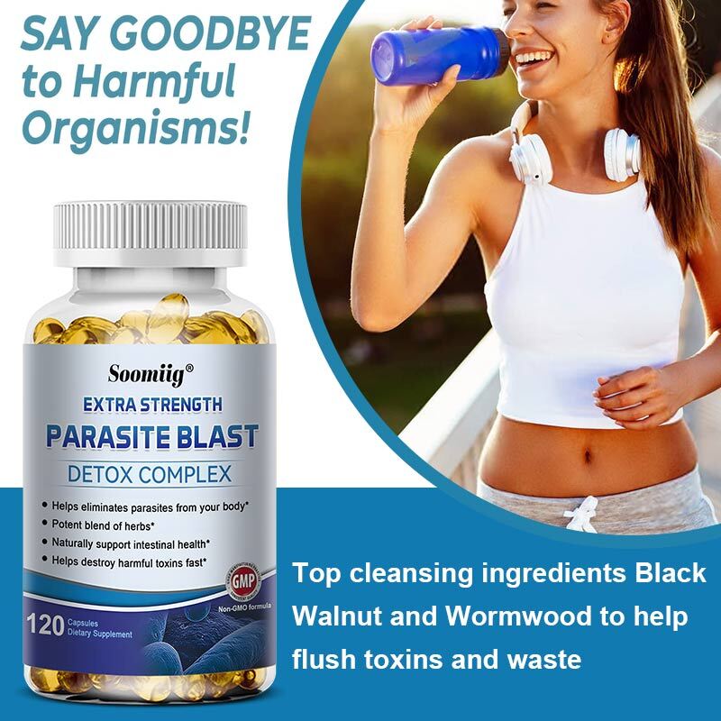 Parasite Blast Detox Body Cleanse Complex Anti- PARASITE Support