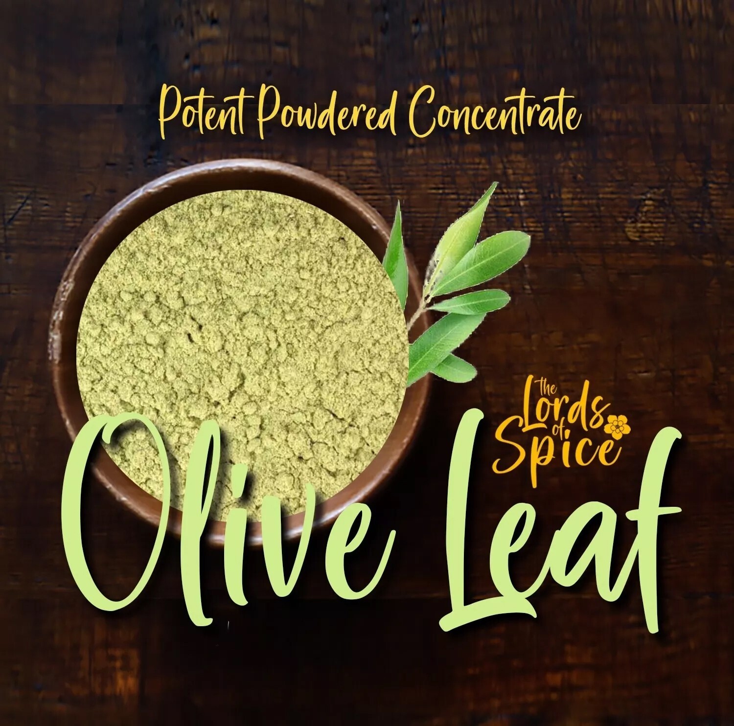 100% Pure Olive Leaf Extract Olive Leaf Tea Powder Premium Apothecary USA