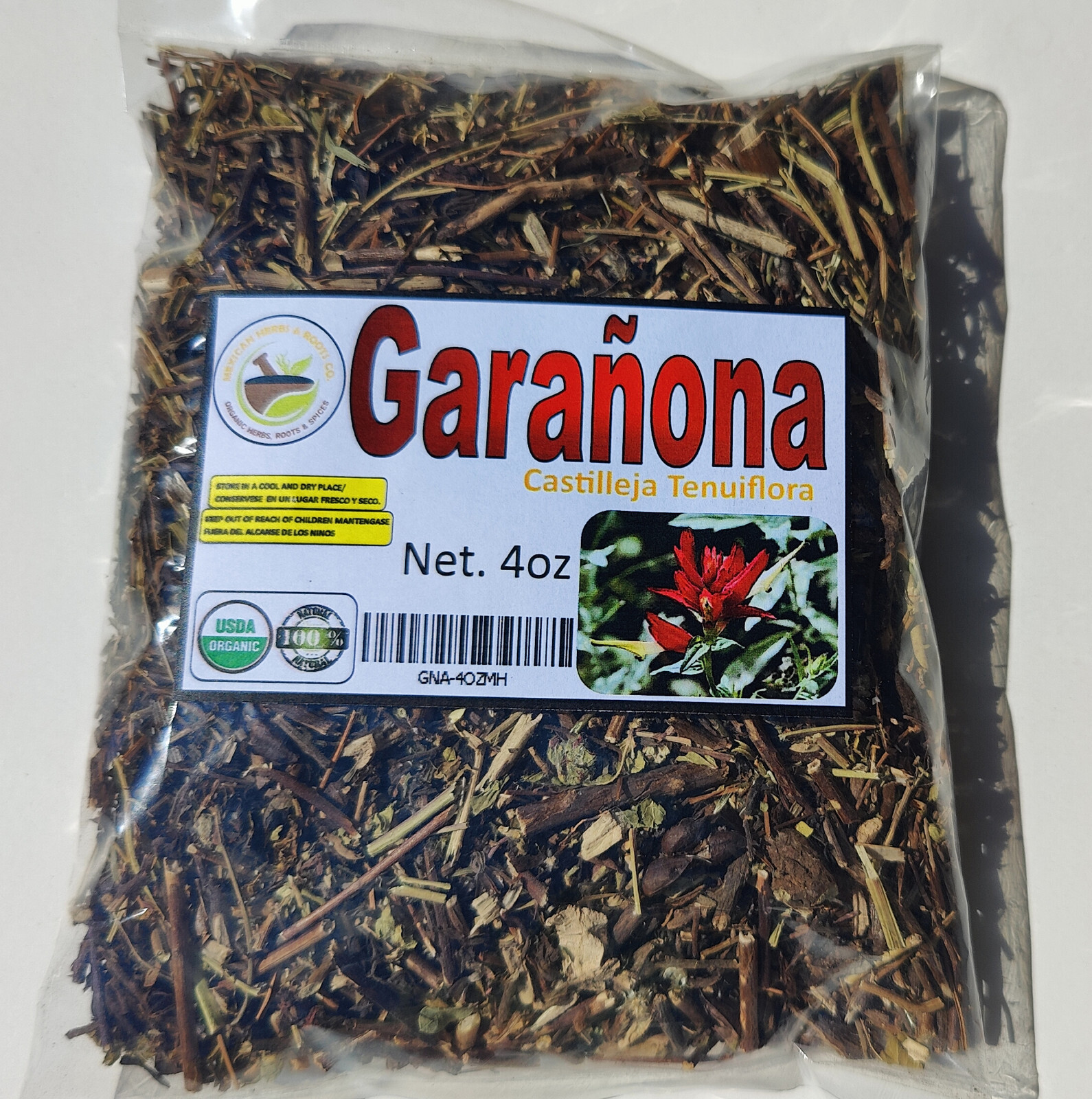 4oz Garañona, Garanona,Paintedcup herbs, Garañona Hierba/te Hierbas Mexicanas