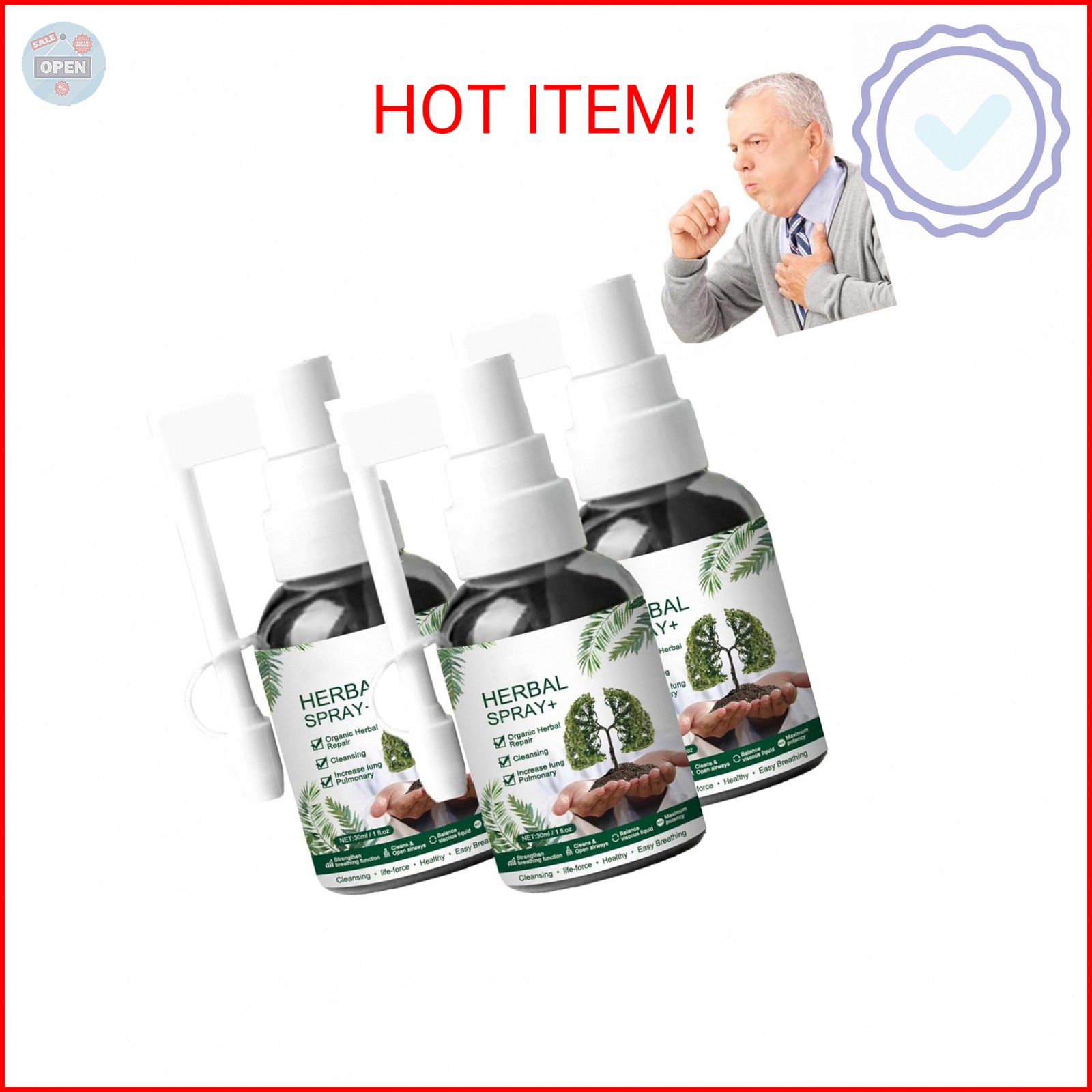 REATIFUL Herbal Lung Cleansing Spray,respinature,googeer Herbal Lung,Best Respin