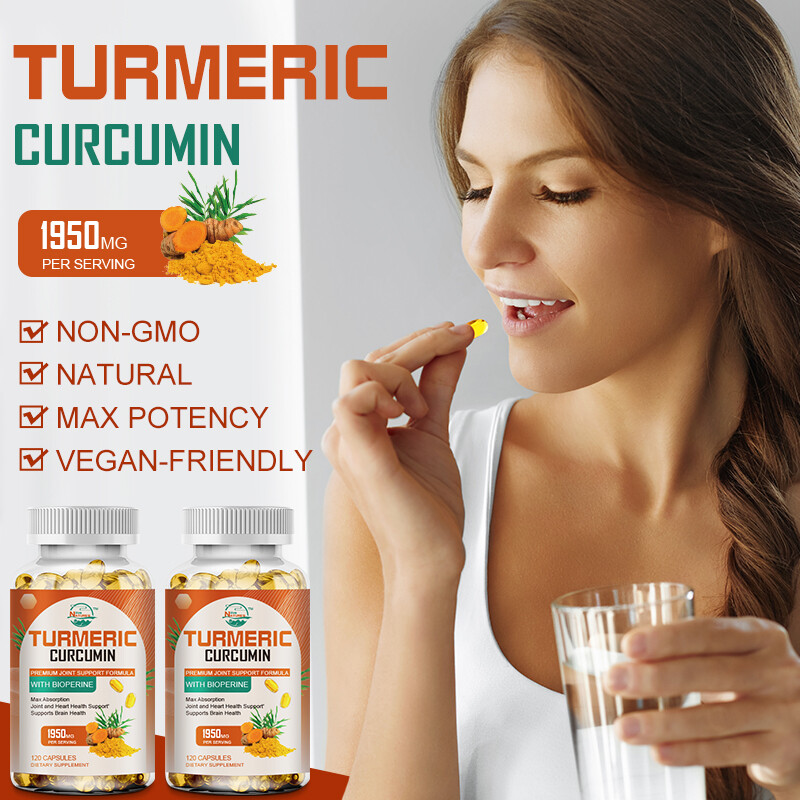 TURMERIC CURCUMIN 240 CAPSULES EXTRACT TUMERIC BLACK PEPPER ANTIOXIDANT BEST