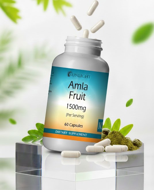 Amla Fruit Capsules – 1500mg Serving – Ship from USA/