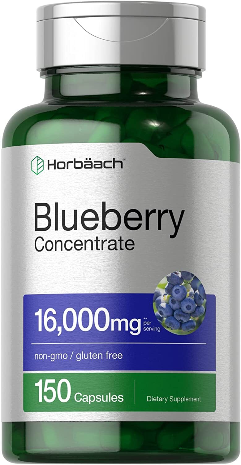 Blueberry Extract 16,000mg | 150 Count | Concentrated Supplement | by Horbaach