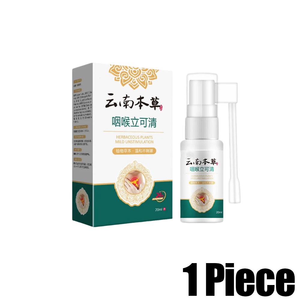 Sore Throat Spray Natural Plant Herbal Extract Effectively Relieve Itch Spray