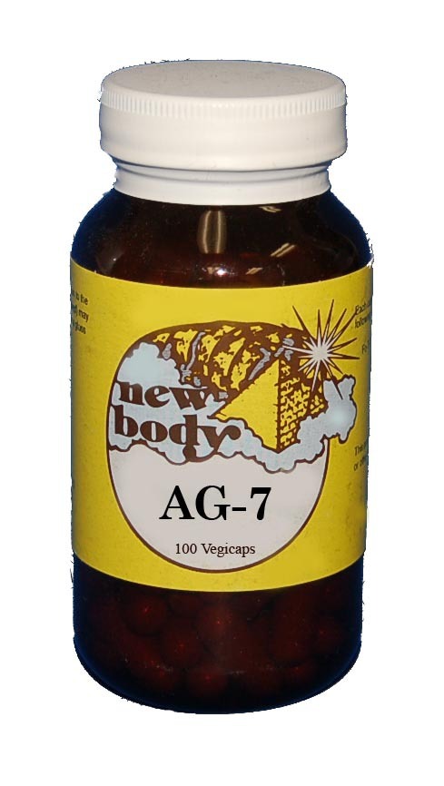 New Body AG-7 (100 Vegetarian Caps. No Fillers, Binders or Addittives)