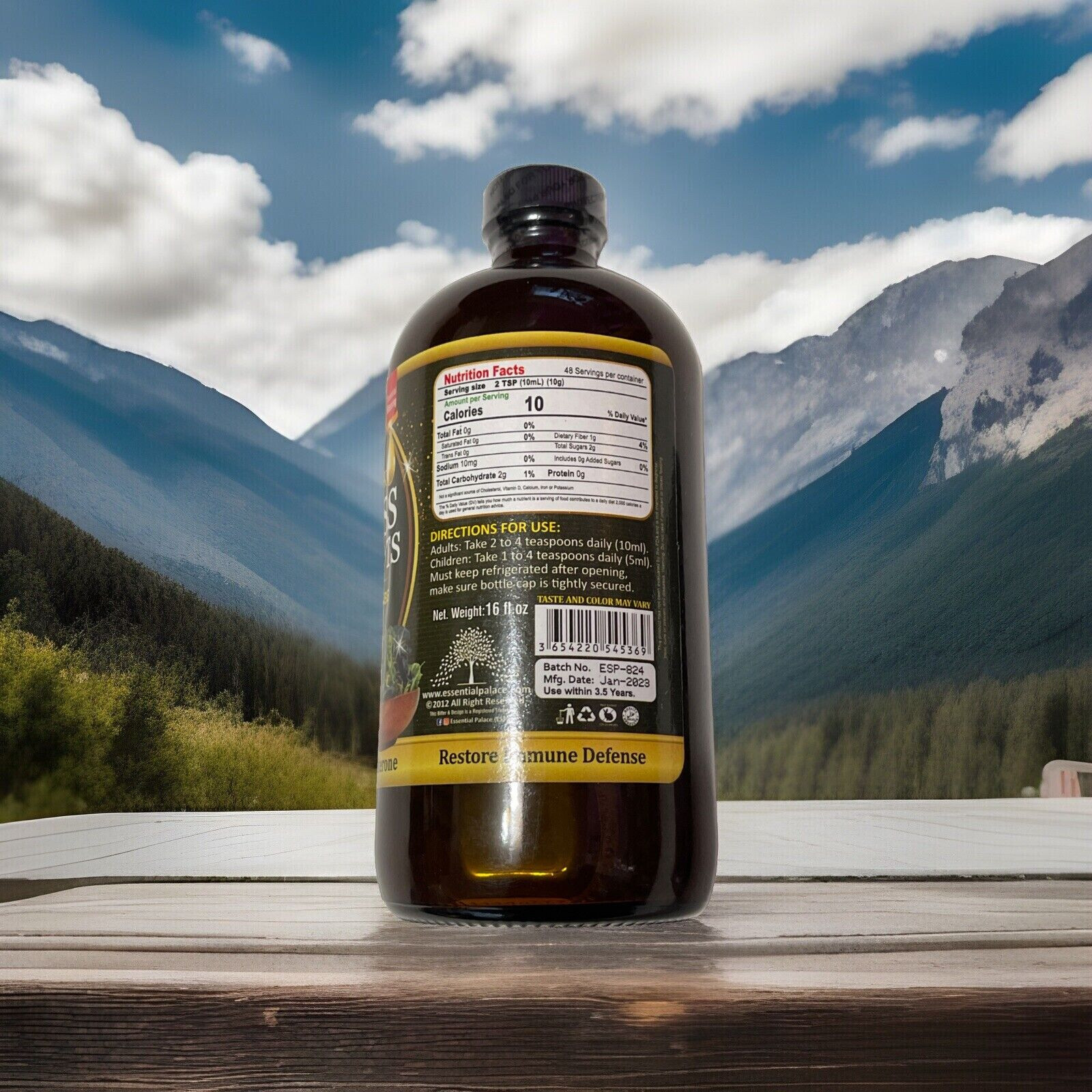Bladderwrack, Sea Moss, and Beet Roots Bitters by Essential Palace – 16 oz New