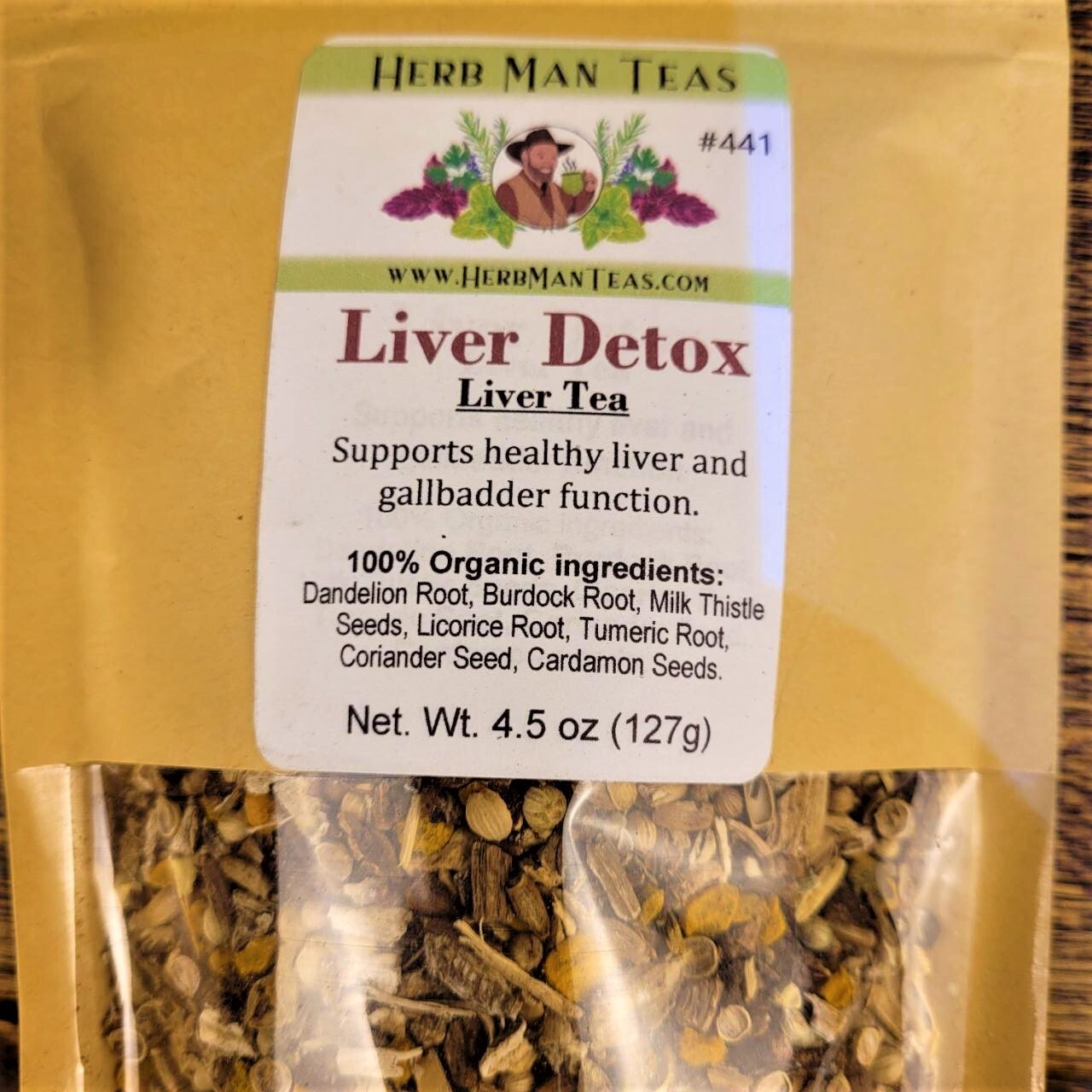 LIVER TEA – effective liver-detoxing blend; lowers blood fat; clears gallstones