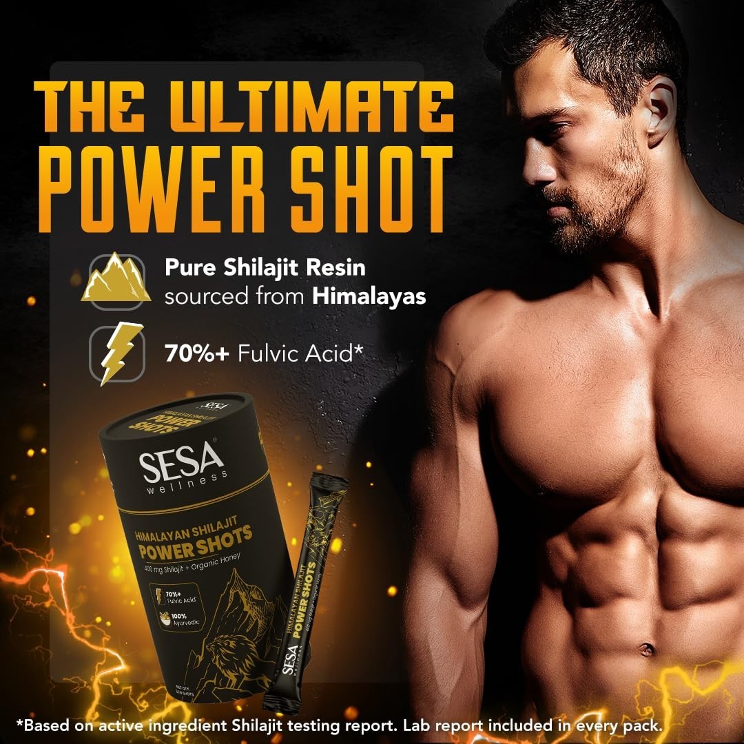 Sesa Pure Himalayan Shilajit Honey Blend 30 Ready to Drink Sticks
