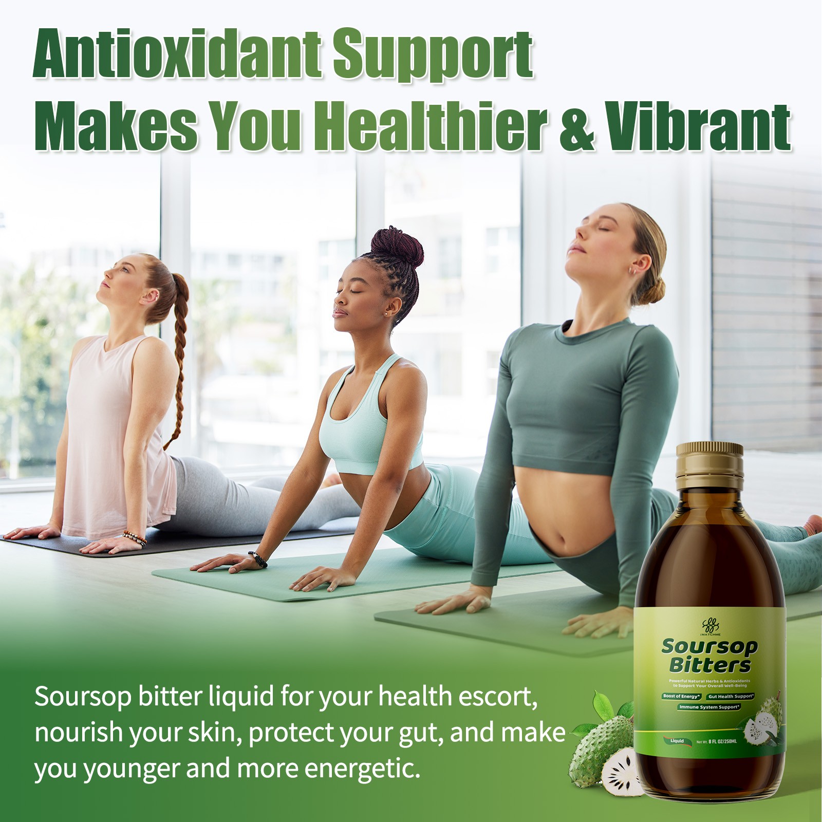 Soursop Bitters 15Herbs – Immune Support, Liver Detox, Digestive Cleanse – 250ml