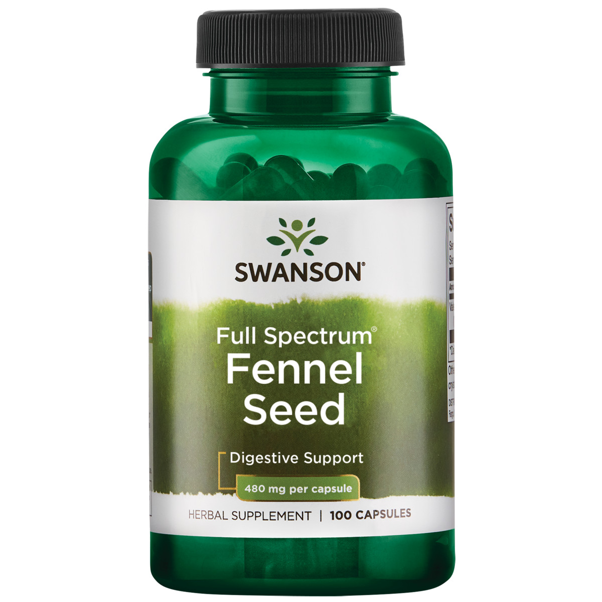 Swanson Fennel 480 mg 100 Capsules