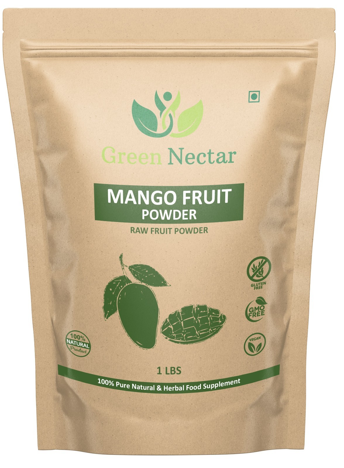 Natural Mango Fruit Powder – 1 lb – Non-GMO, Vegan, Gluten Free