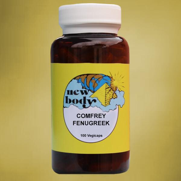 Comfrey & Fenugreek By New Body Products expiration 9/20/2027