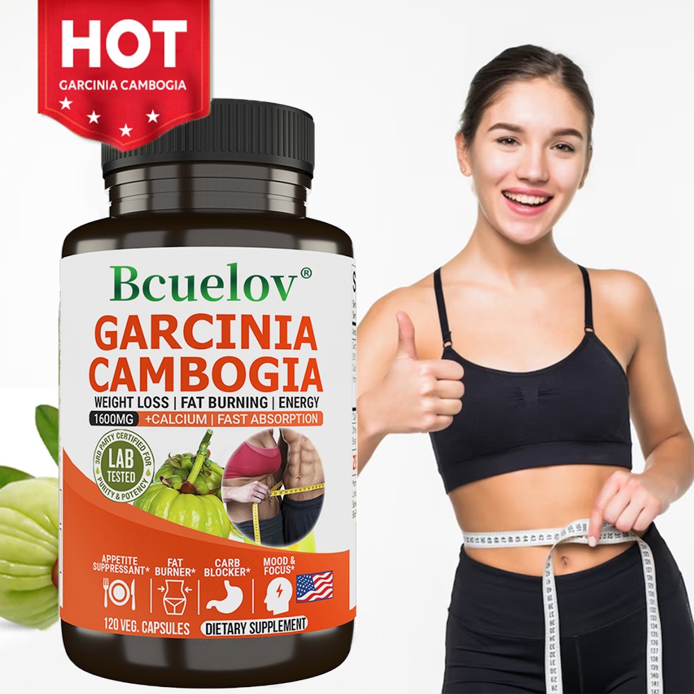 Garcinia Cambogia Weight Loss Fat Burning Energy 1600mg+Calciumi Fast Absorption