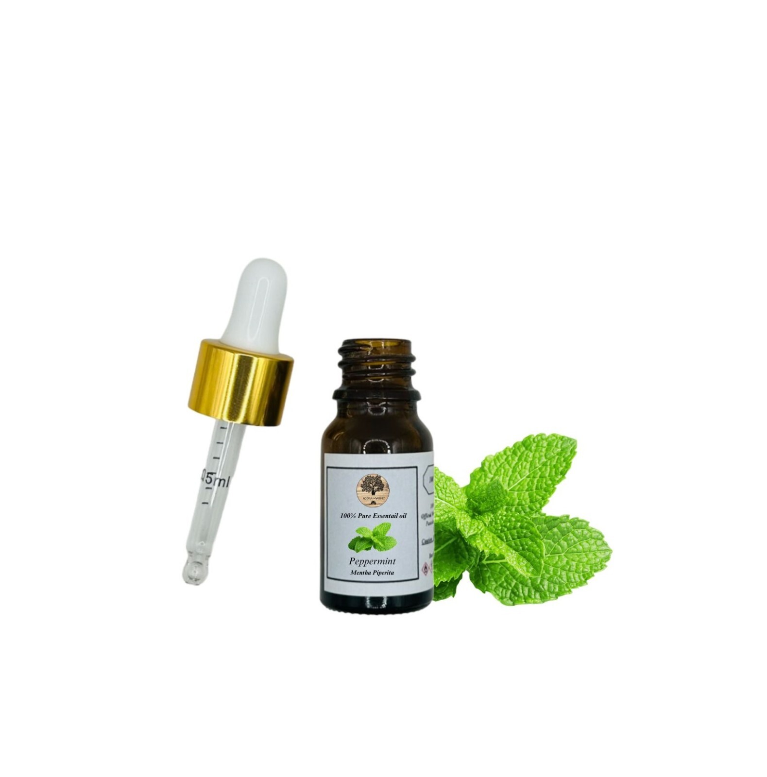 100% Greek Pure Peppermint Oil Therapeutic Grade 30ml (1 foz) – Mentha Piperita
