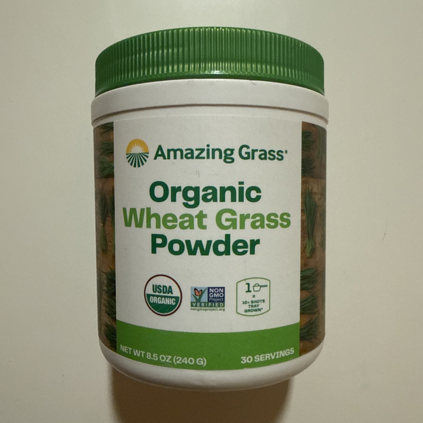 Amazing Grass Wheat Grass Powder: Whole-Leaf Wheat Grass for Energy, Detox 8.5oz