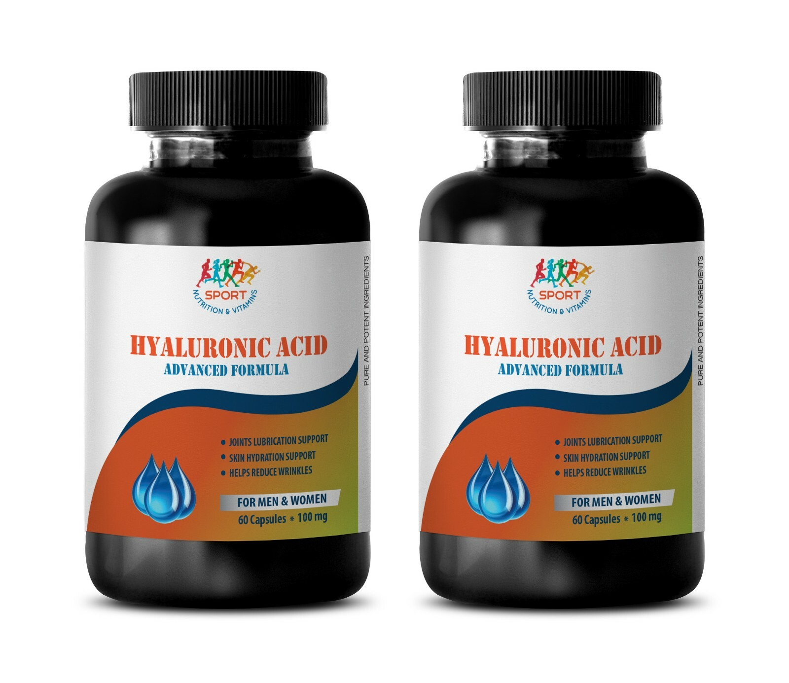 natural wrinkle reducer – HYALURONIC ACID 100MG – anti aging formula 2B