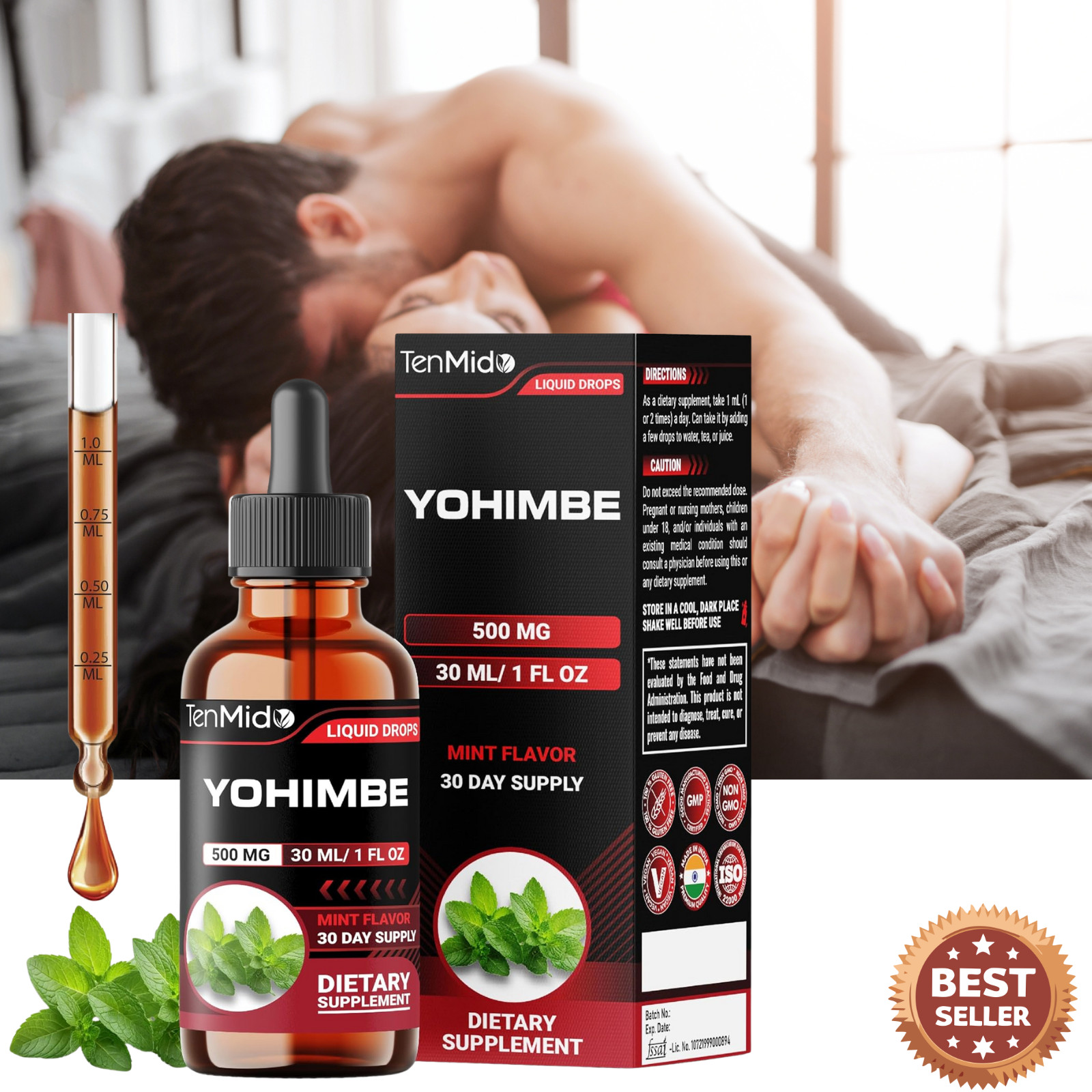 Yumbina Yoimbina Gotas Deseo Sexual Estimulante Mujer Booster Natural Energia US