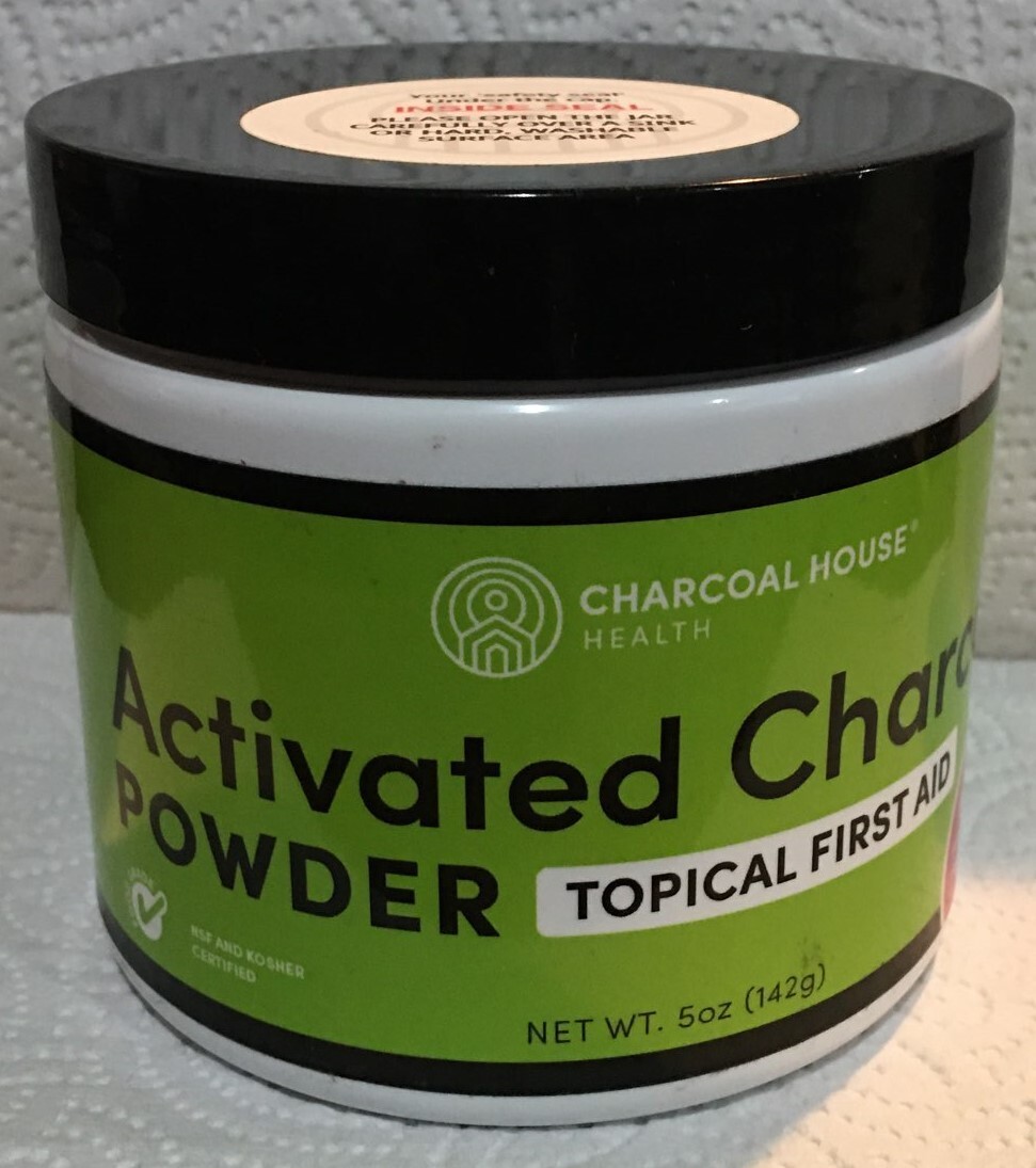 Charcoal House Health Hardwood Activated Charcoal Powder (1) – Topical First Aid