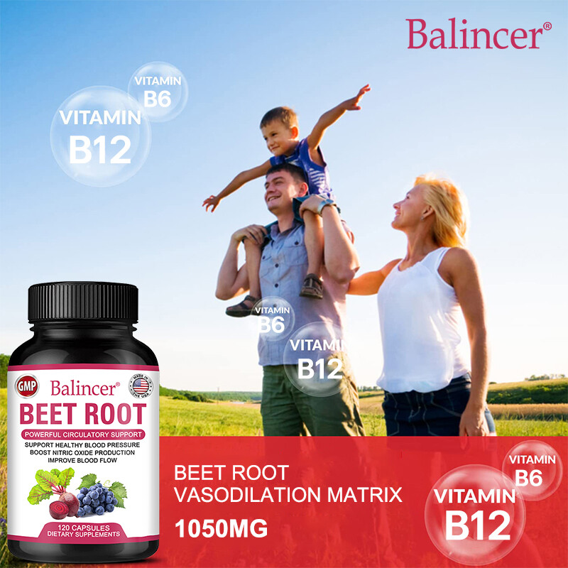 Organic Beet Root Powder Capsule 1050mg per serving Aids in Healthy Circulation