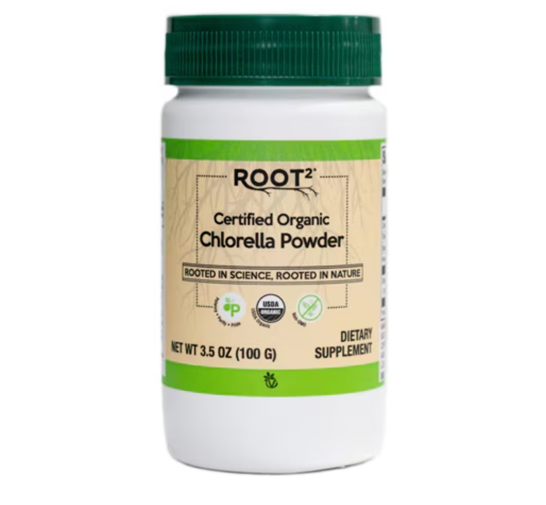 Vitacost Root2 Certified Organic Chlorella Powder 3.5 oz -BB 1/2026