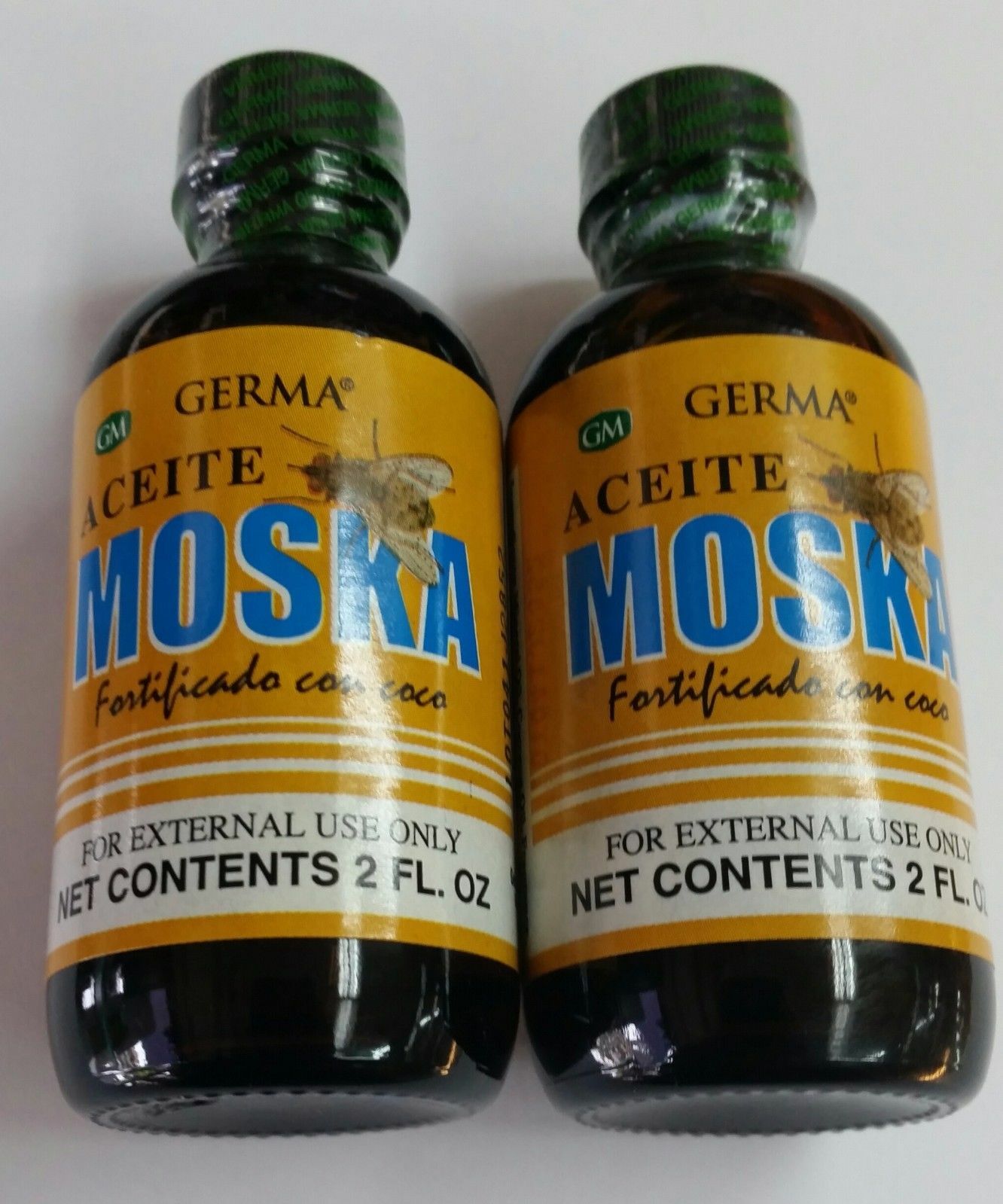 ACEITE MOSKA / MOSKA OIL HAIR EMOLLIENT MOISTURIZER 1 BOTTLE 2 OZ EA