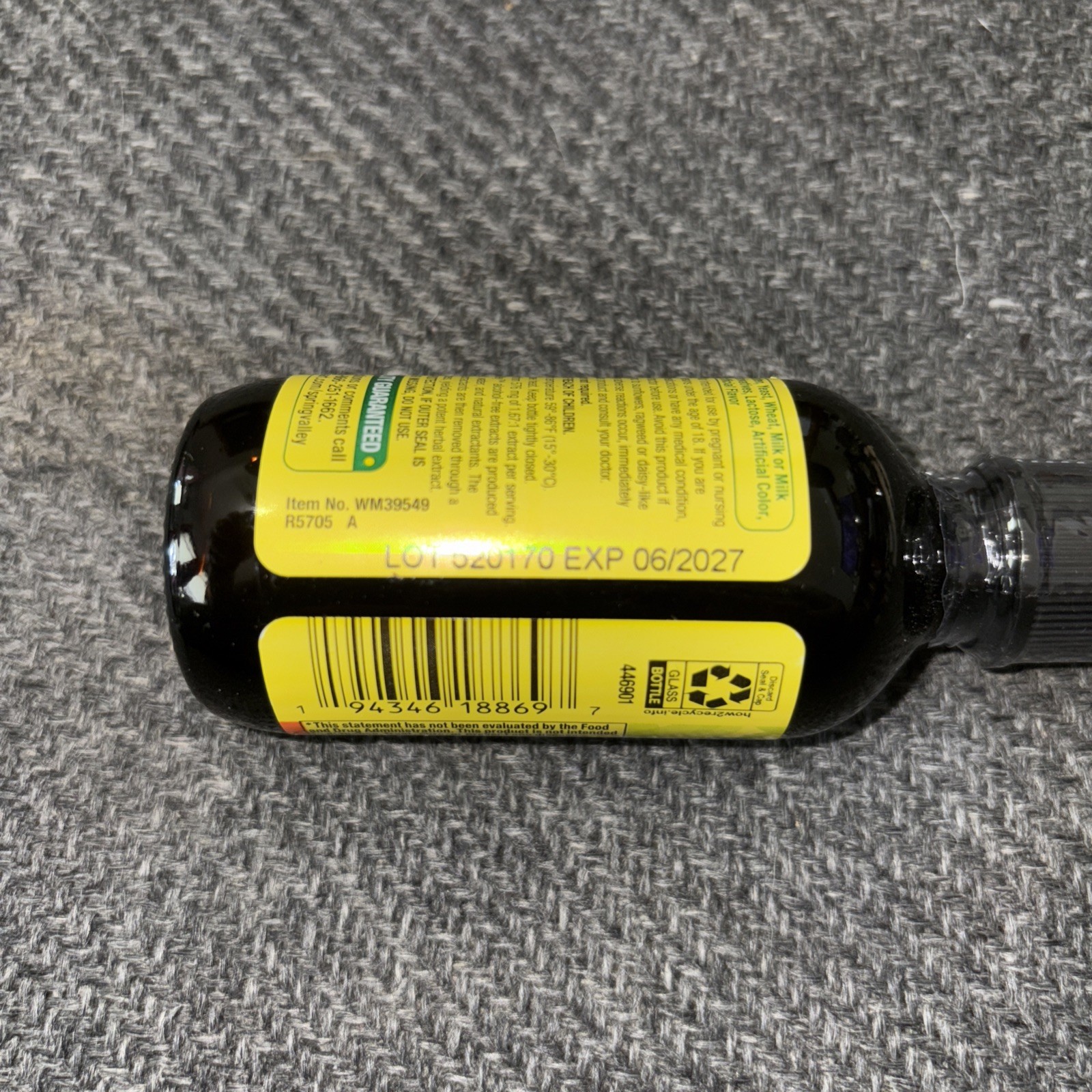 Spring Valley Echinacea Liquid Extract 960 mg Immune Health 2 FL OZ 30 Doses