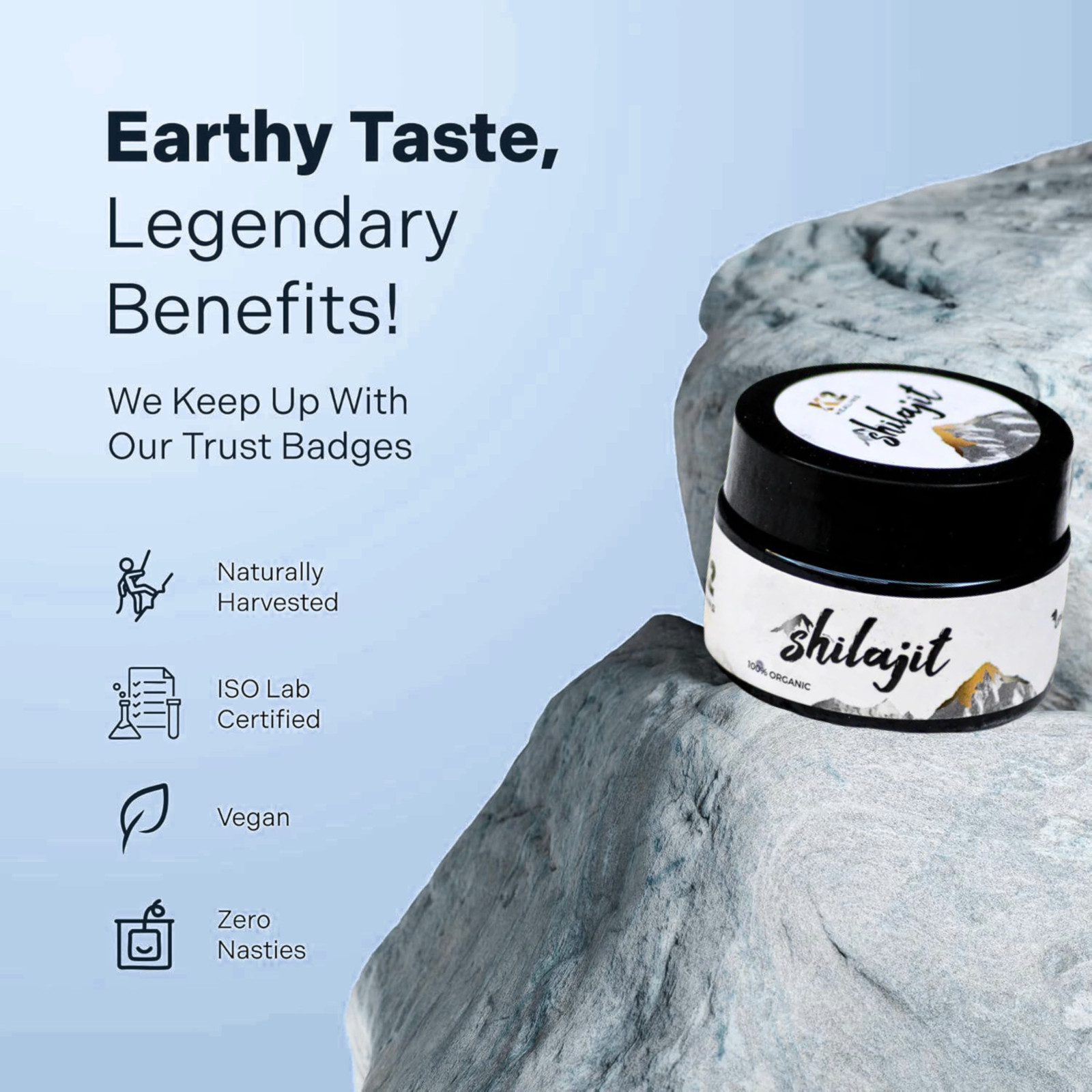Himalayan Shilajit Resin beginner pack Organic – Lab Certified – 80% Fulvic Acid