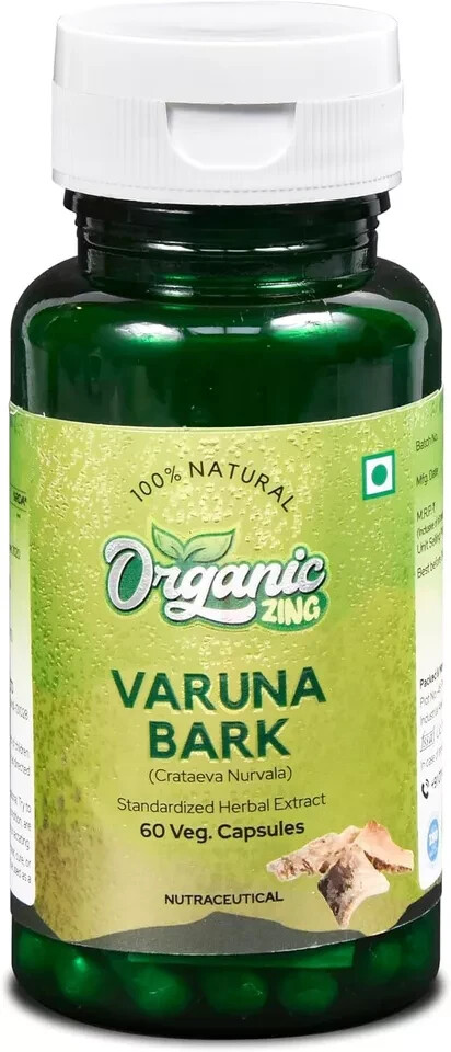 ORGANIC Varuna bark extracted from Crataeva Nurvala -Vegan & Gluten Free 60 cap