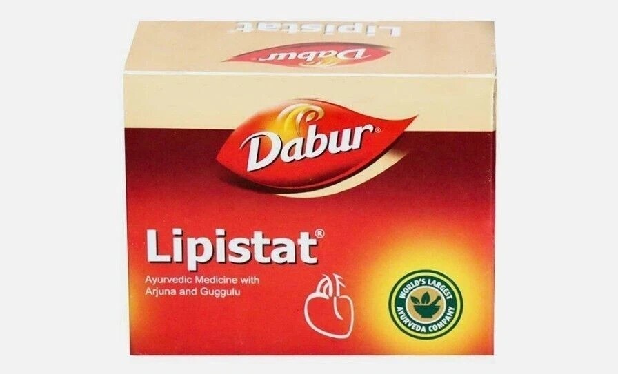 Dabur Lipistat Capsules (50caps) Cholesterol Reduction Herbal Ayurvedic f996