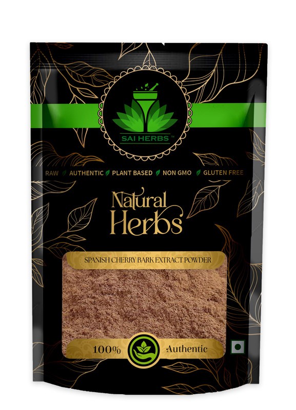 SAI HERBS Spanish Cherry Bark Extract Powder – Good for Healthy Lifestyle