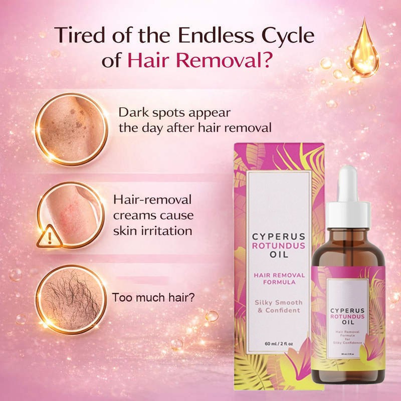 NEW Cyperus Rotundus Oil – 60ml Natural Cyperus Rotundus Oil For Hair Removal