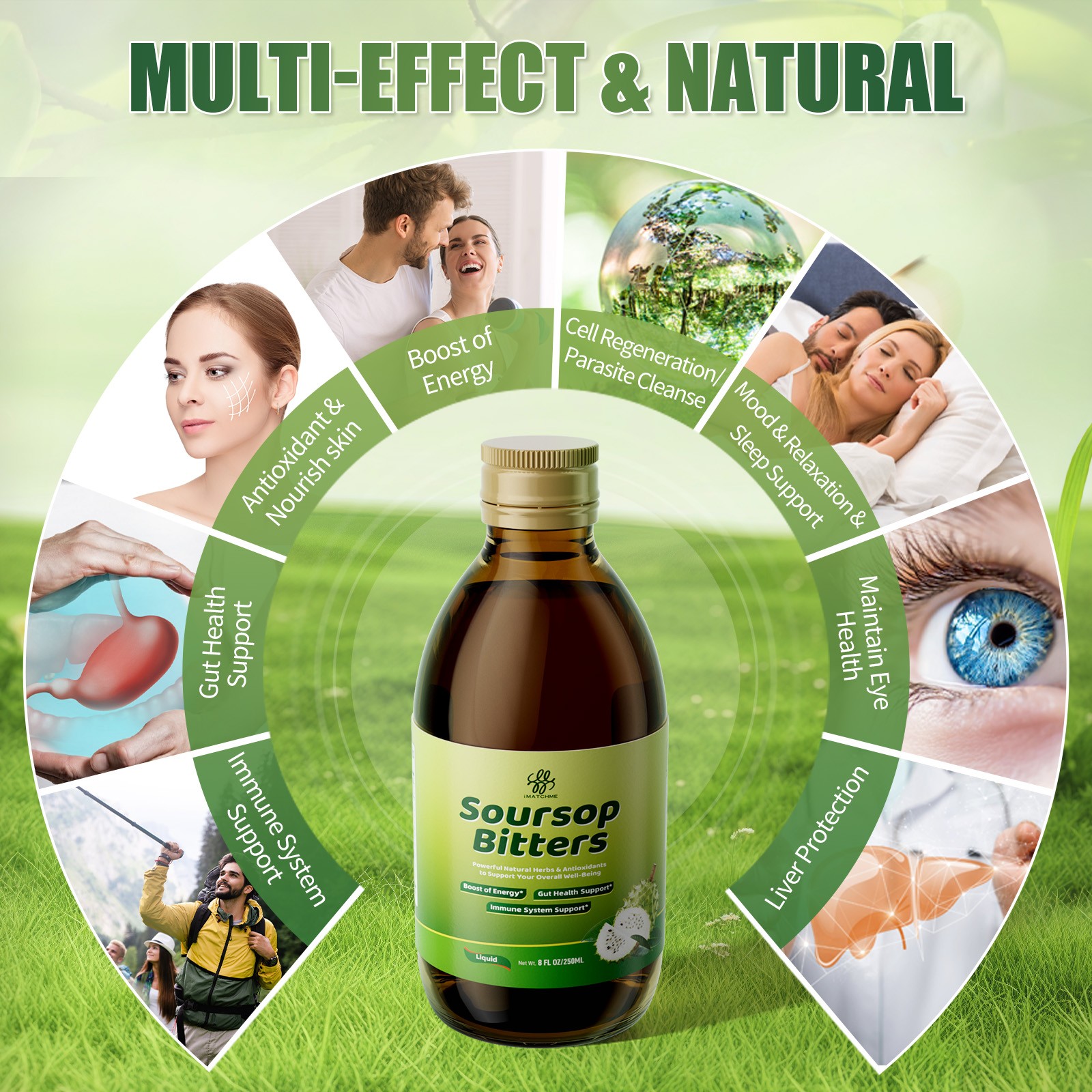 Soursop Bitters 15Herbs – Immune Support, Liver Detox, Digestive Cleanse – 250ml