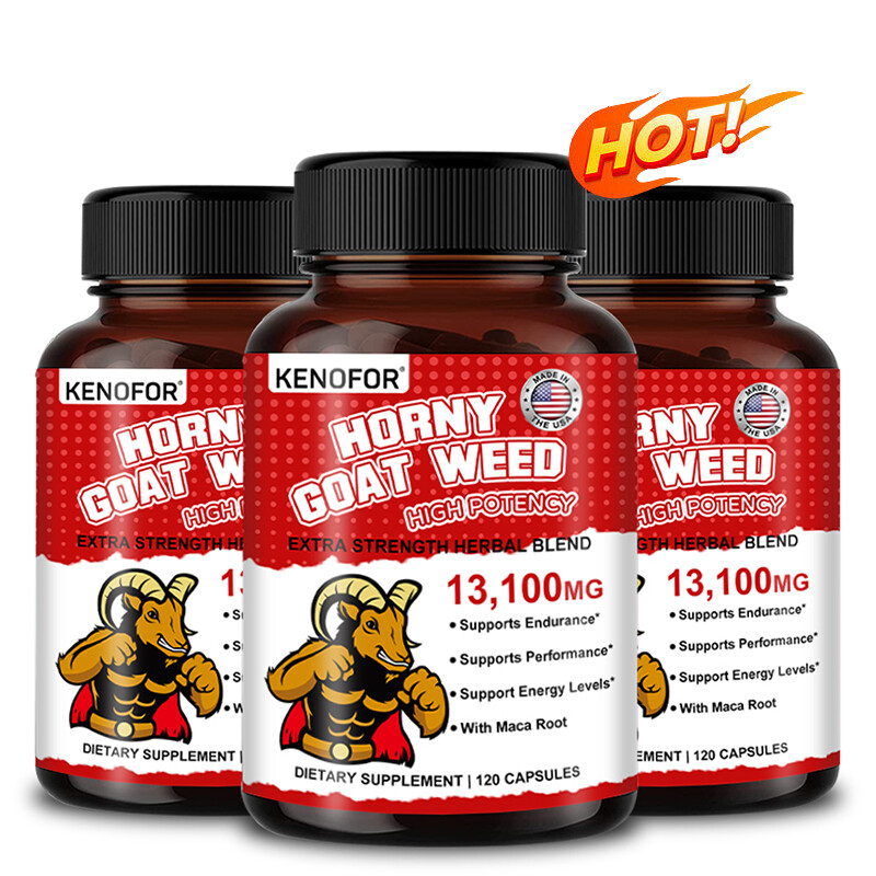 Horny Goat Weed Extract Capsules – Support Energy Levels,Endurance,Performance
