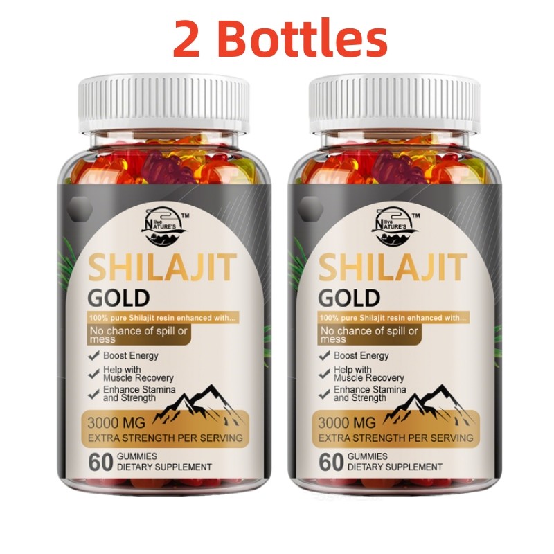 Shilajit Gummies Max Strength | Pure 100% Authentic Himalayan Origin 120 Gummies